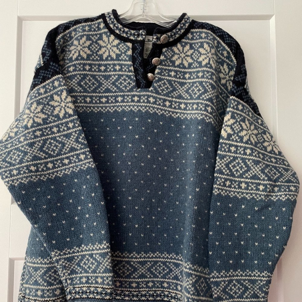 LL Bean Norwegian Wool Sweater
